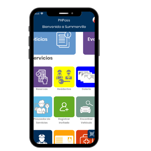 Homescreen in PNG