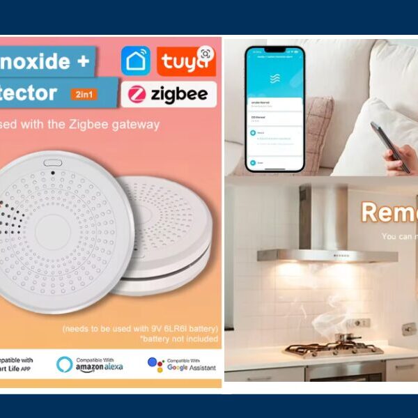 Detector 2 en 1: Monóxido y Humo